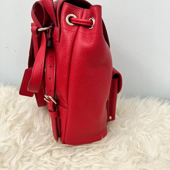 NWT COACH Pebble Leather Turnlock Backpack F37581 main image 3